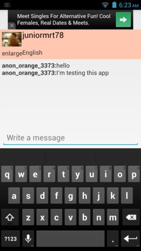 anonymous chat apps android 4