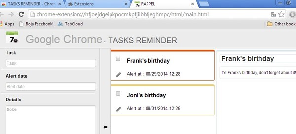 birthday reminder extensions chrome 5