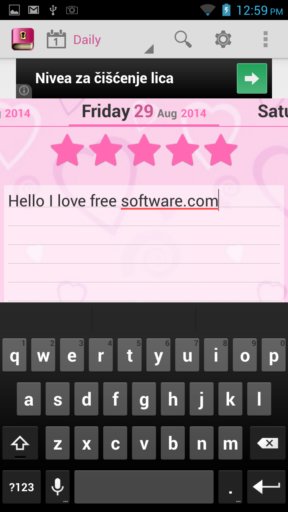 diary writing apps android 5