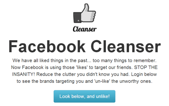 facebook cleanser