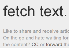 fetch text