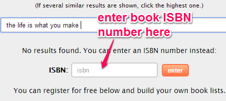 find book with ISBN number