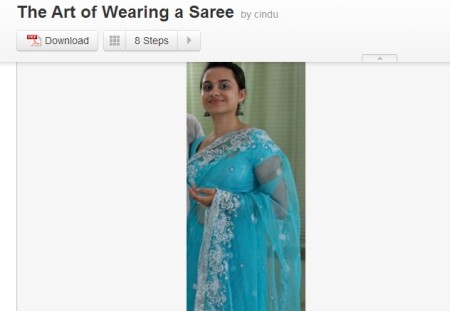 drape saree online