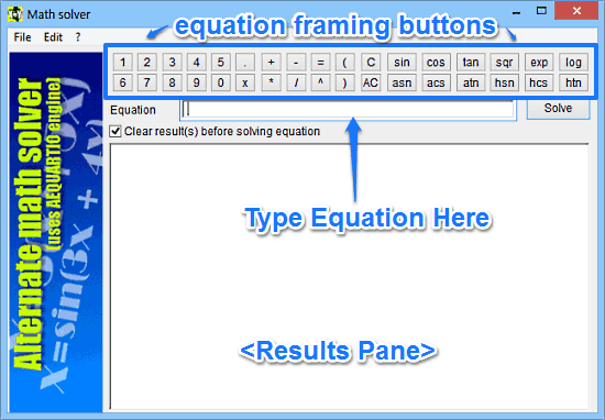 math solver mainui