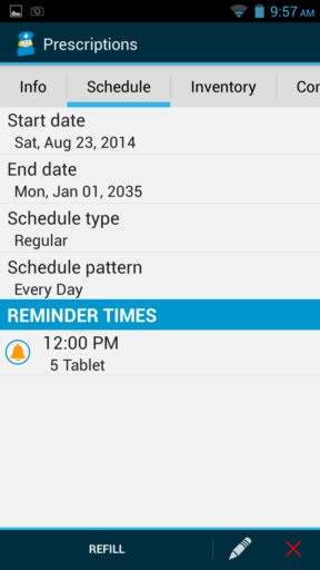 pill reminder apps android 5