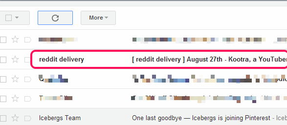 reddit delivery email in your inbox