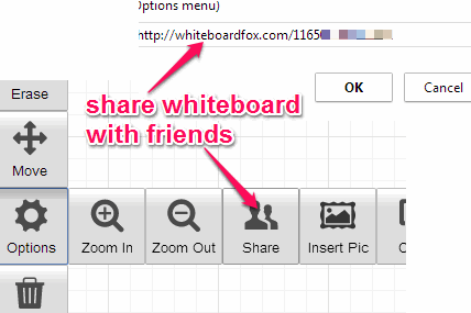 share whiteboard with friends
