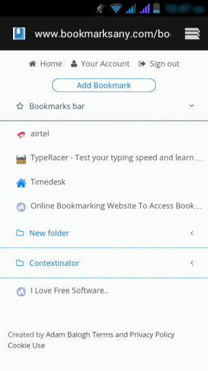 sign in with same Google account to access Chrome bookmarks