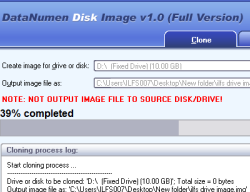 DataNumen Disk Image- batch create drive image and disk images