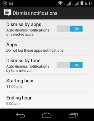 Dismiss Notifications