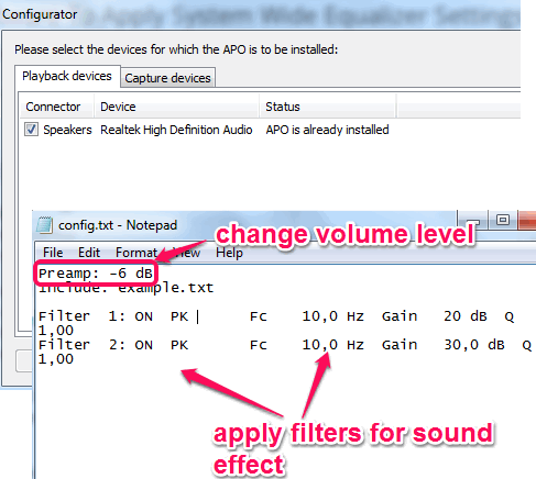 Equalizer APO- free equalizer software with configuration text file