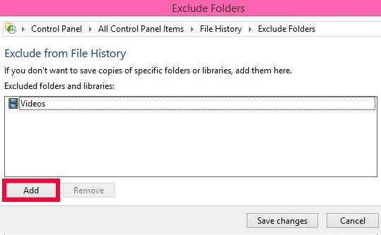 File History-Add