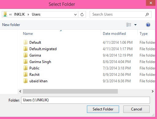 File History-Select