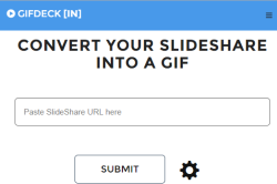 GifDeck- convert slideshare to animated gif