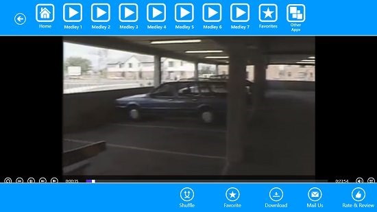 Mr. Bean videos full screen video playback and control bars