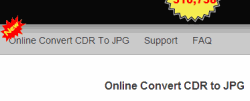 Online Convert CDR to JPG- CDR File Converter