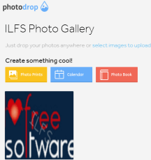 Photodrop- online photo sharing website
