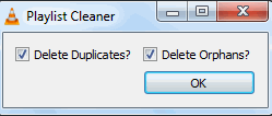 Plyalist Cleaner- plugin for VLC media player