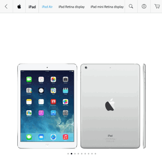 Product Images on Apple Store
