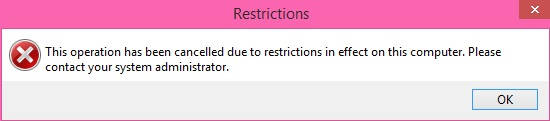 Restrict Users To Access Various Programs-Restrictions