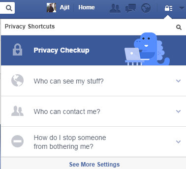 Select Privacy Checkup