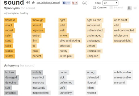 find synonyms antonyms