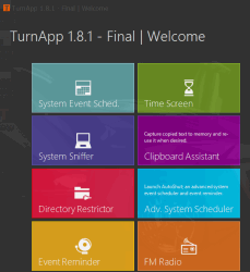 TurnApp- multipurpose system utility software