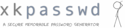 XKPasswd- generate long memorable passwords