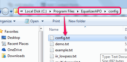 access config file