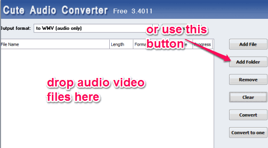 add audio video files