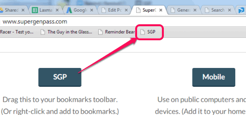 add bookmarklet to browser's bookmarks bar