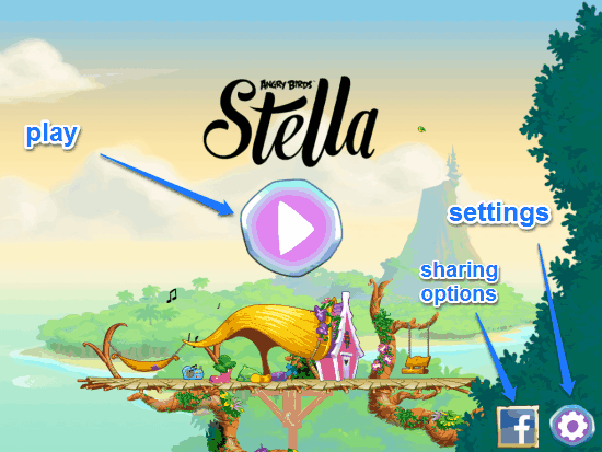 angry birds stella loading screen