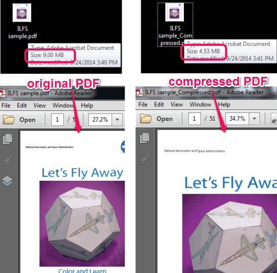 bulk compress PDF files to reduce their size