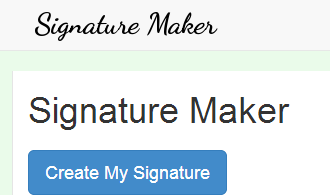 create my signature