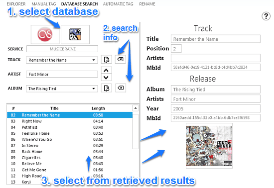 database search