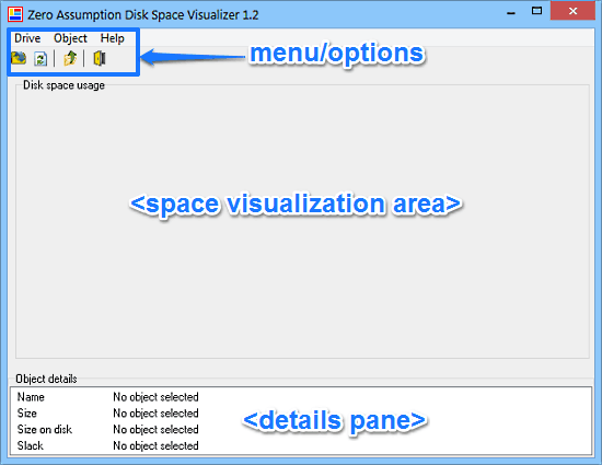 disk space analyzer mainui