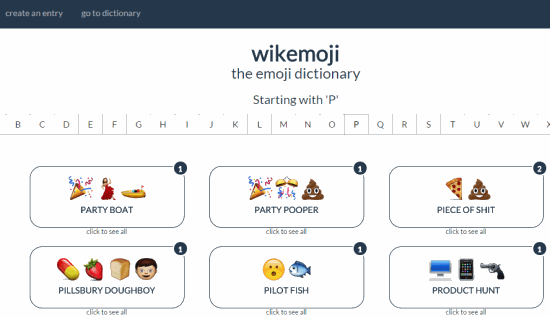 emoji dictionary