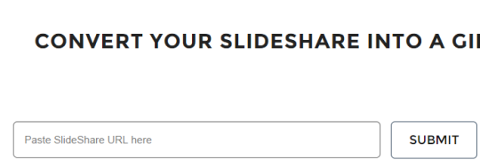 enter Slideshare URL