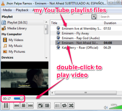 import YouTube playlist in VLC