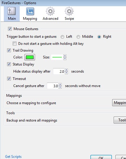 mouse gesture customization addons firefox 2