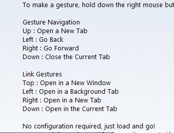 mouse gesture customization addons firefox 5