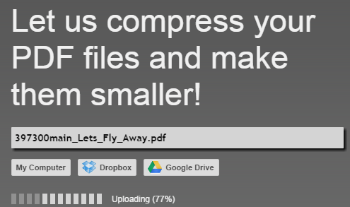 online compress PDF file to highly reduce PDF size