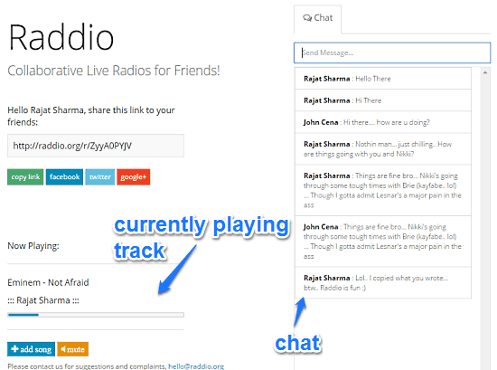 raddio collaborative online radio