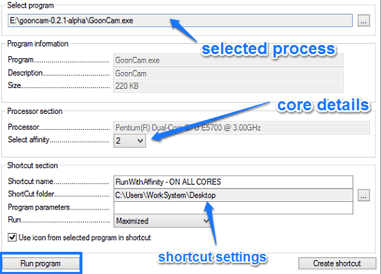 runwithaffinity working