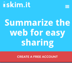 skim.it get 100 words summary for a webpage