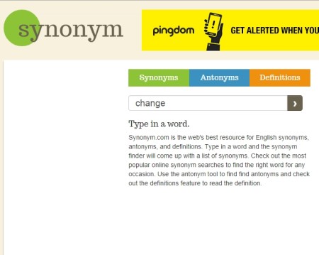 find synonyms antonyms