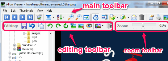 use toolbars