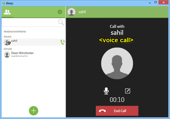 voice call