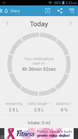 water drinking reminder apps android 1