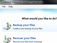 zebNet Backup for Chrome- auto backup Google Chrome and restore